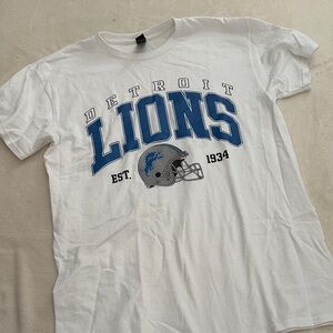 Gildan White Detroit Lions Tee